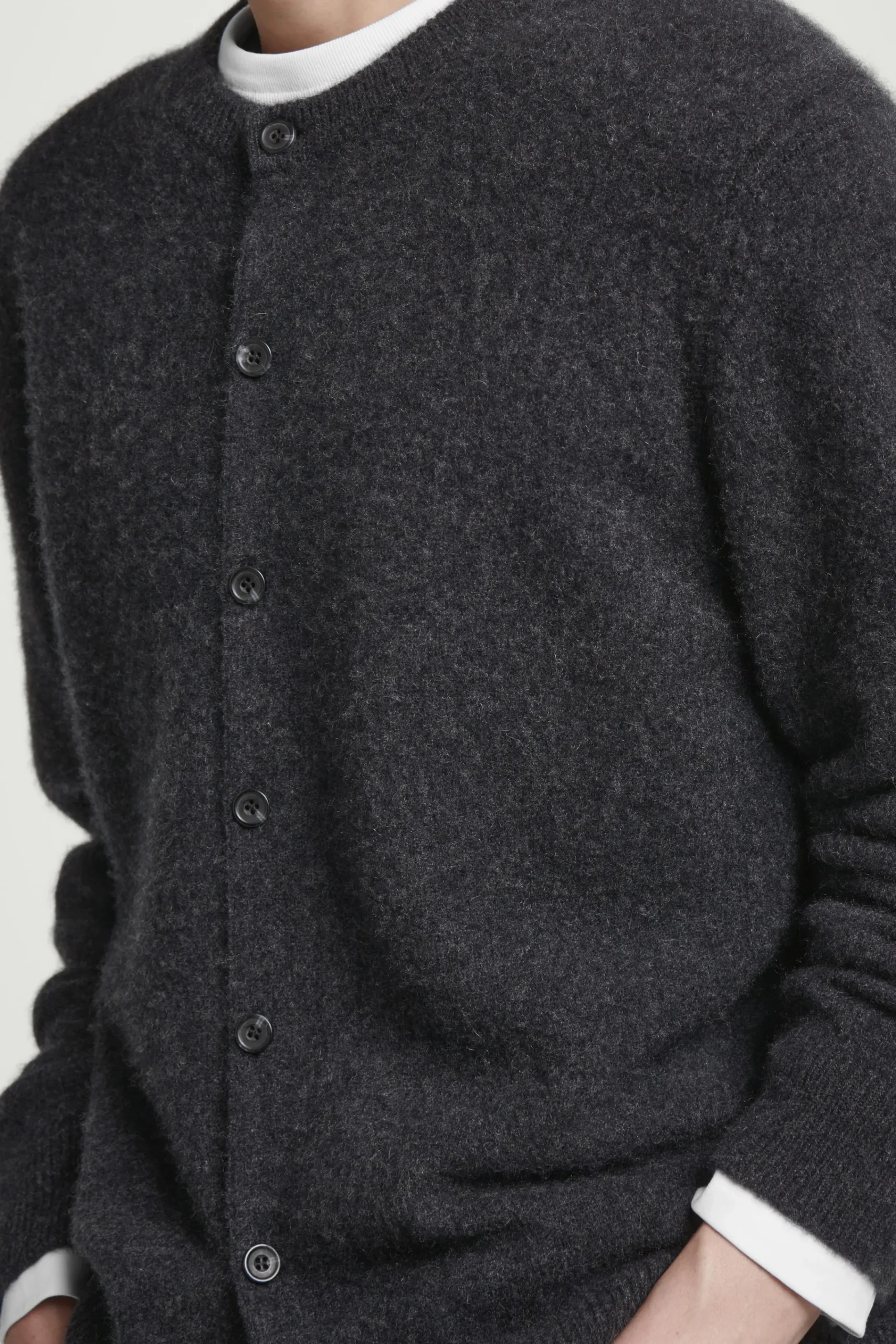 Herren COS Strickjacken | Strickmode*STRICKJACKE AUS GEKOCHTEM KASCHMIR