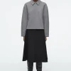 Damen COS Strickmode*STRICKJACKE AUS KOCHWOLLE MIT REISSVERSCHLUSS
