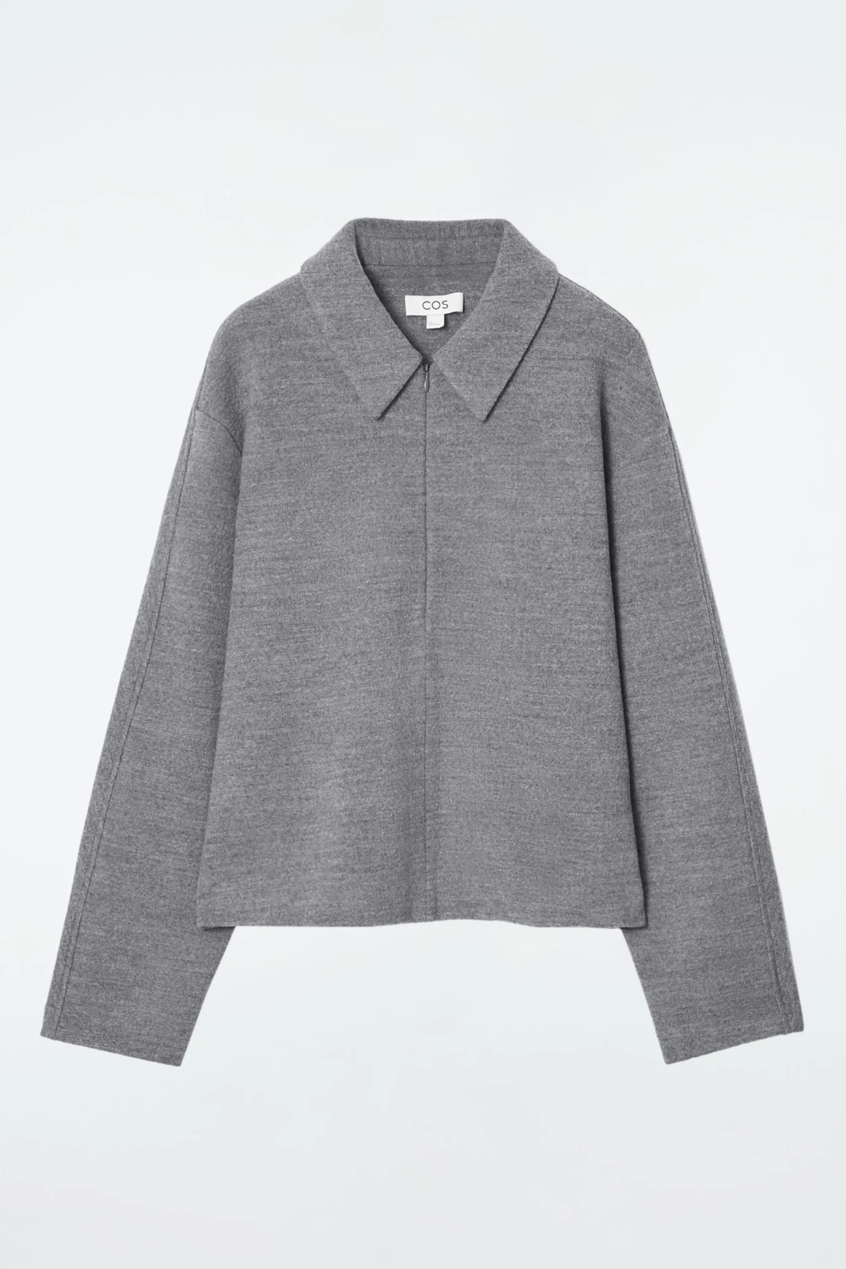 Damen COS Strickmode*STRICKJACKE AUS KOCHWOLLE MIT REISSVERSCHLUSS