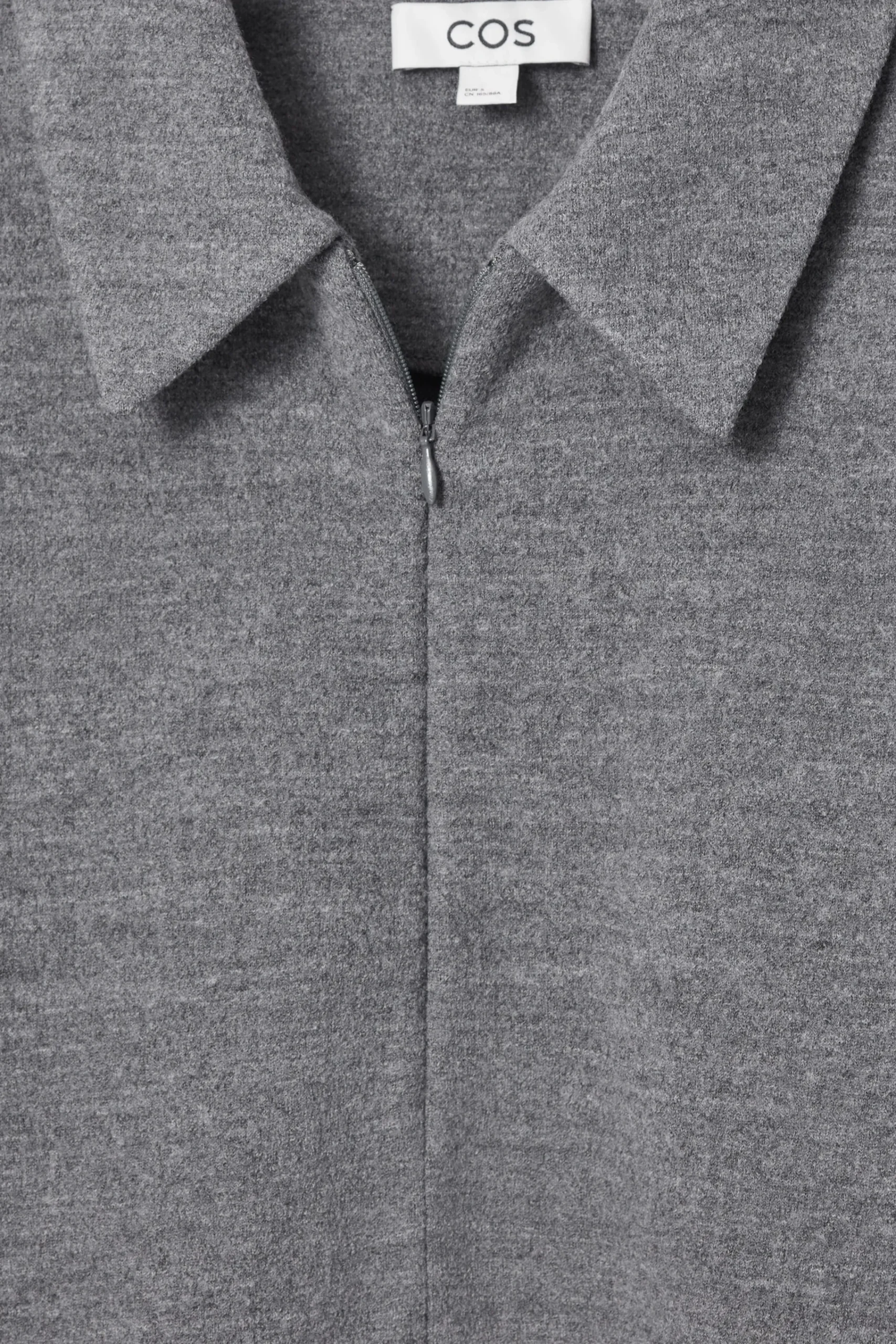 Damen COS Strickmode*STRICKJACKE AUS KOCHWOLLE MIT REISSVERSCHLUSS