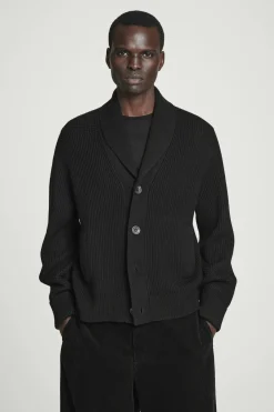 Herren COS Strickjacken | Strickmode*STRICKJACKE AUS MERINOWOLLE MIT SCHALKRAGEN