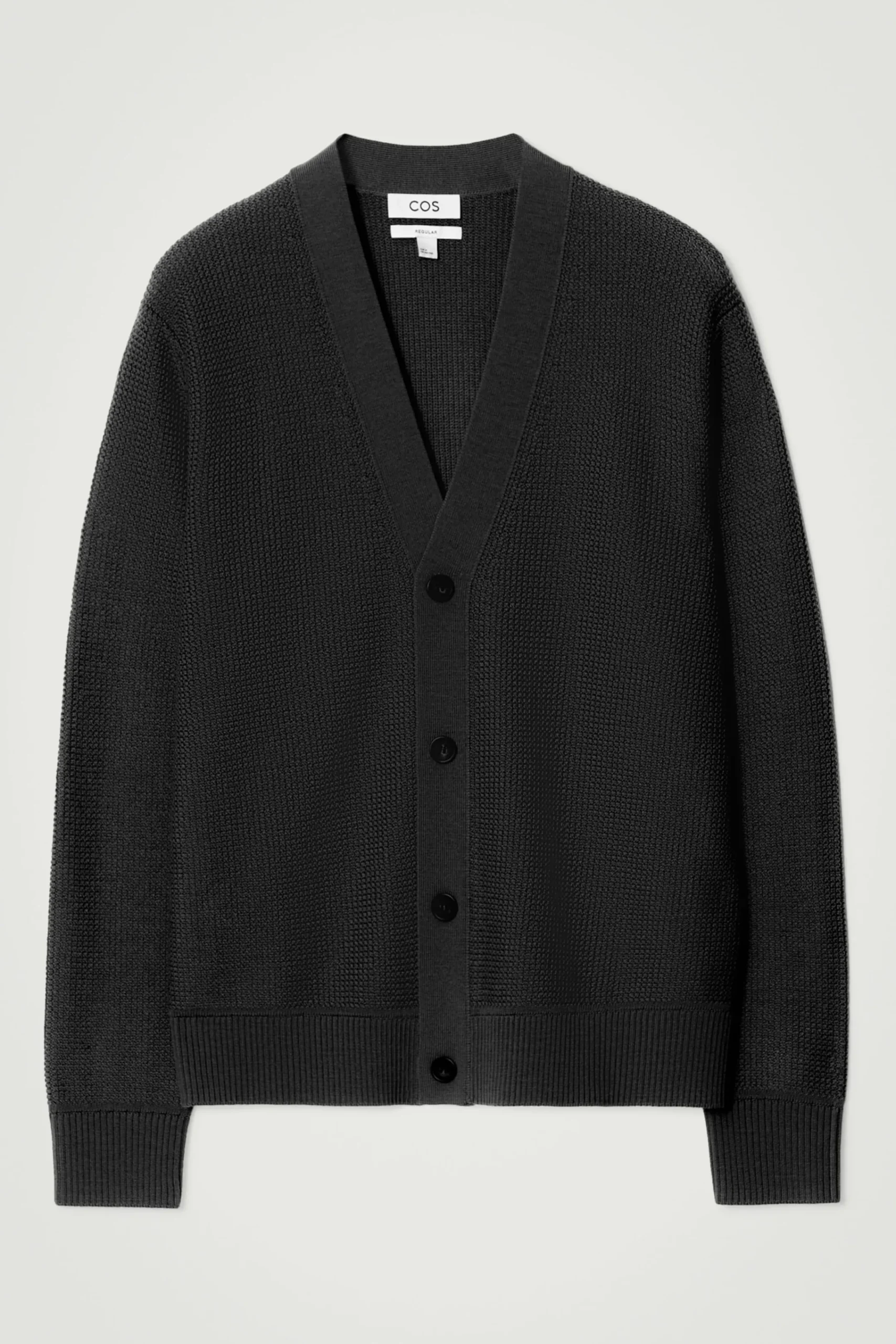 Herren COS Strickjacken | Strickmode*STRICKJACKE AUS MERINOWOLLE