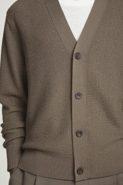 Herren COS Strickjacken | Strickmode*STRICKJACKE AUS MERINOWOLLE