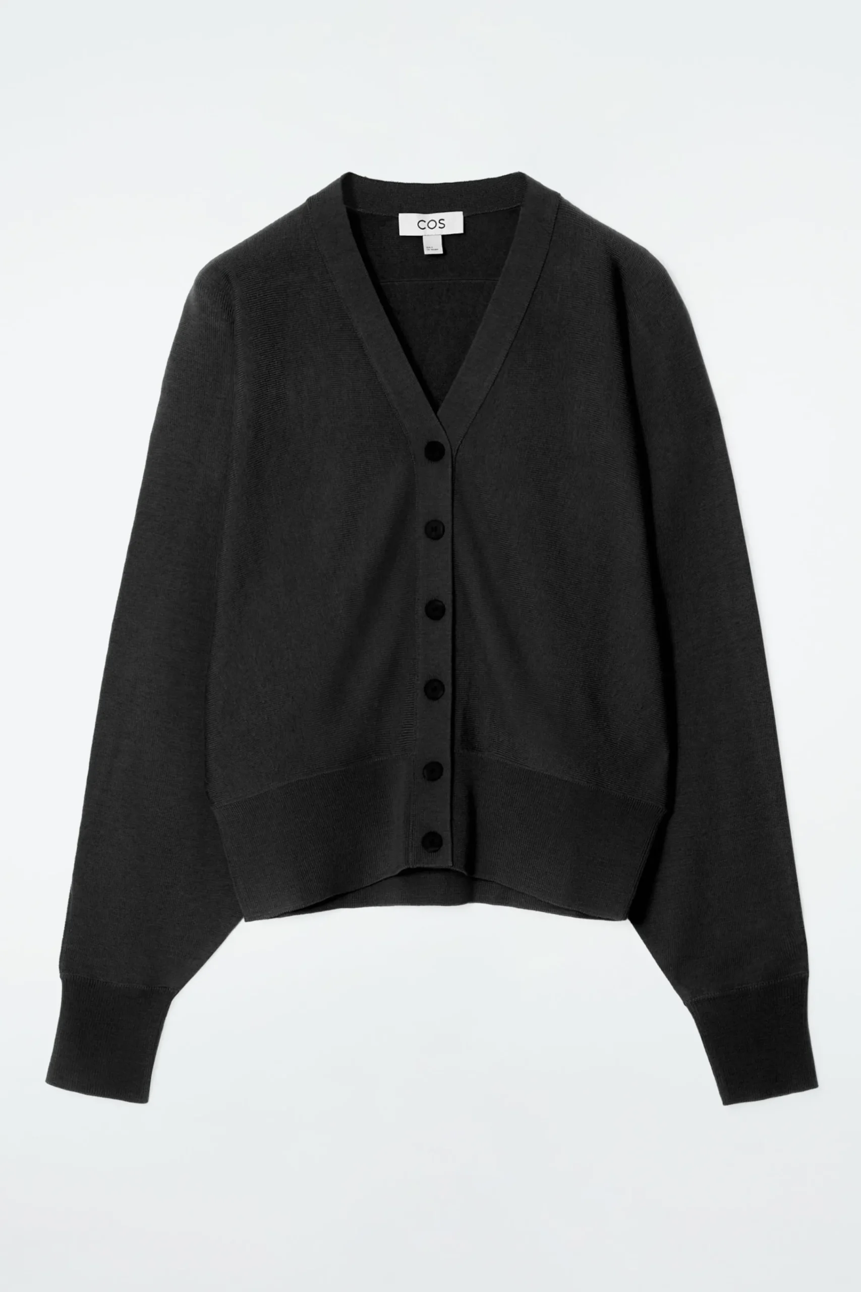 Damen COS Strickmode*STRICKJACKE AUS MERINOWOLLE MIT FLEDERMAUSÄRMELN