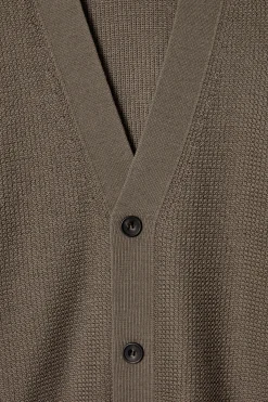 Herren COS Strickjacken | Strickmode*STRICKJACKE AUS MERINOWOLLE