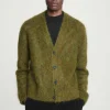 Herren COS Strickjacken | Strickmode*STRICKJACKE AUS MOHAIR-MIX MIT SPACE-DYE-FÄRBUNG