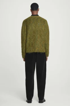 Herren COS Strickjacken | Strickmode*STRICKJACKE AUS MOHAIR-MIX MIT SPACE-DYE-FÄRBUNG