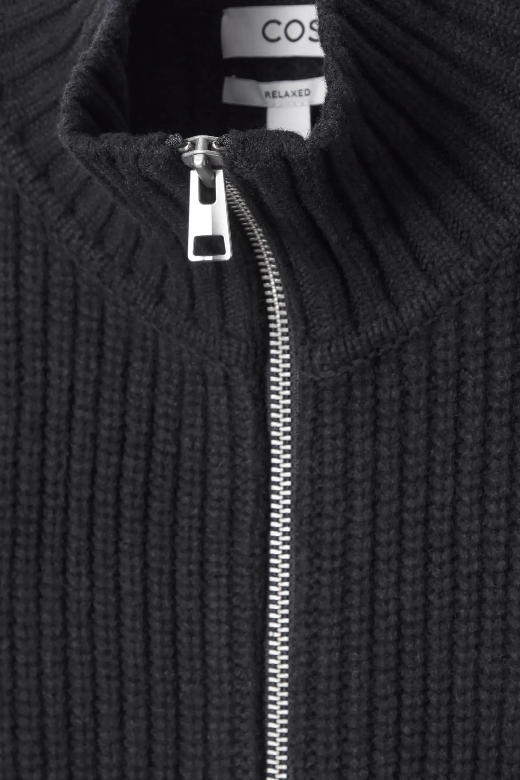 Herren COS Strickmode | Mäntel & Jacken*STRICKJACKE AUS WOLLE MIT STEHKRAGEN