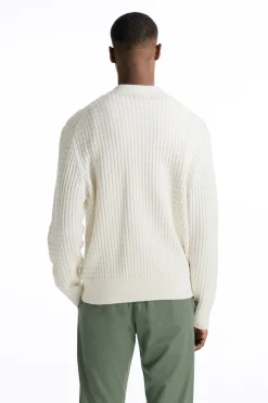 Herren COS Poloshirts | Strickmode*STRUKTURIERTES POLOSHIRT AUS STRICK