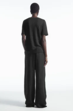 Damen COS T-Shirts | Oberteile*T-SHIRT AUS LEINEN MIT NORMALER PASSFORM