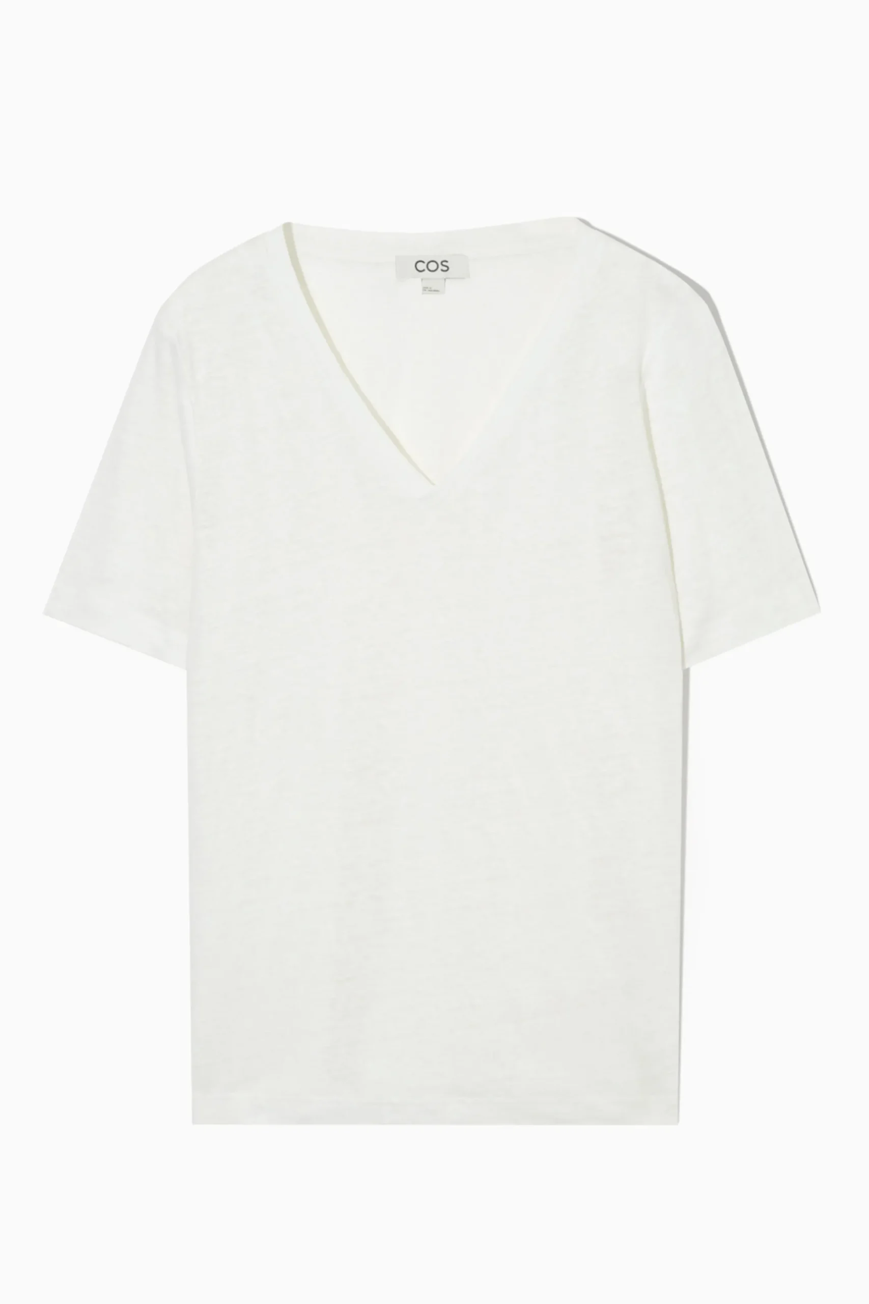 Damen COS T-Shirts | Oberteile*T-SHIRT AUS LEINEN MIT NORMALER PASSFORM