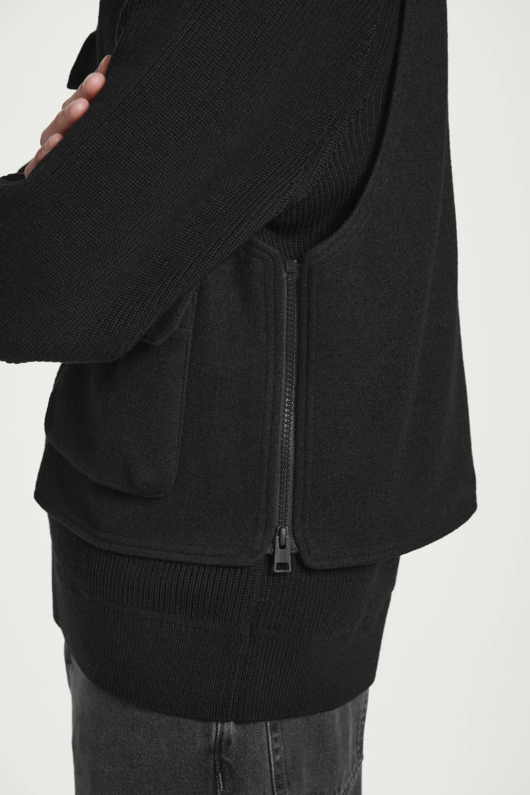Herren COS Mützen, Schals & Handschuhe | Mäntel & Jacken*UTILITY-WESTE AUS WOLL-MIX