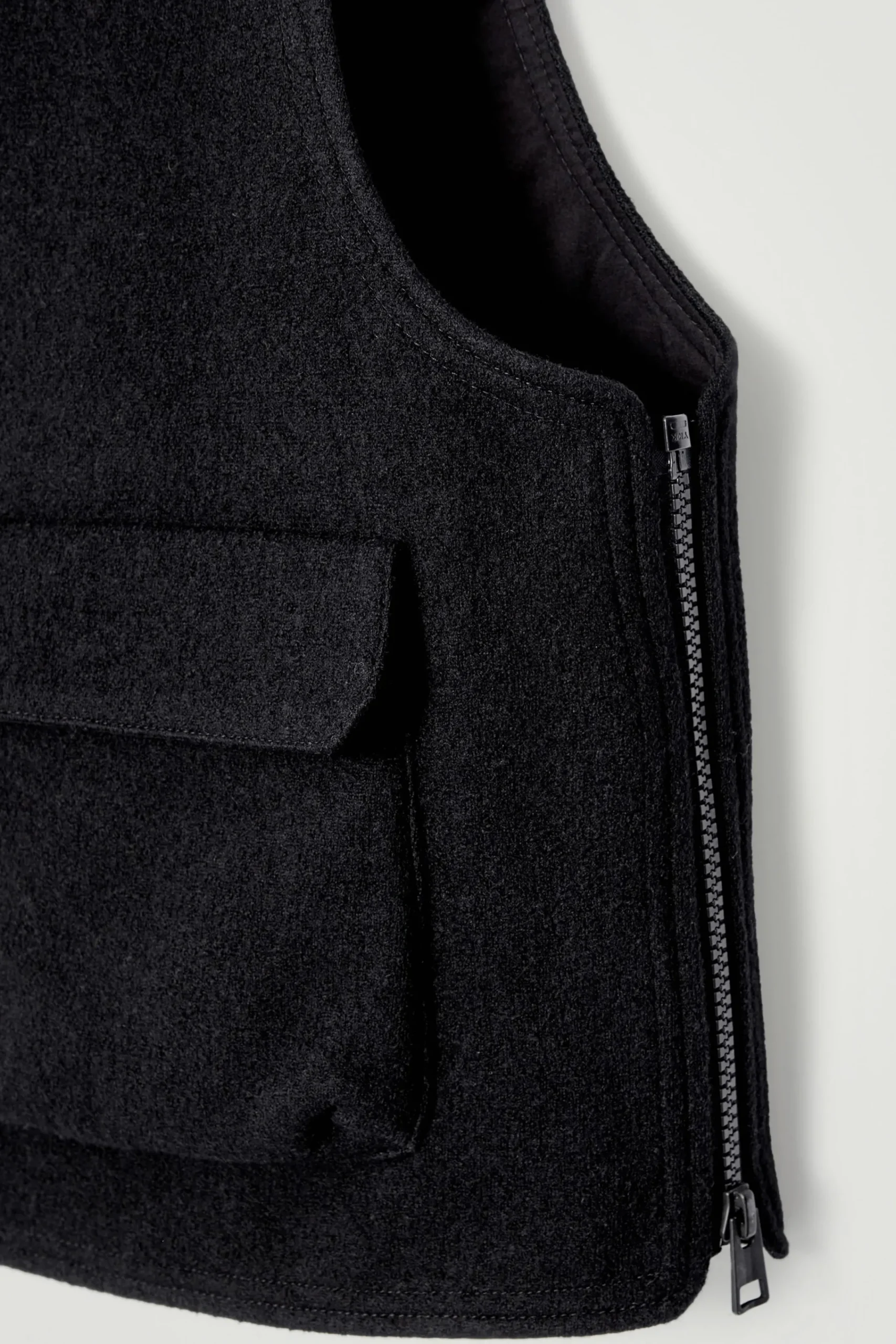 Herren COS Mützen, Schals & Handschuhe | Mäntel & Jacken*UTILITY-WESTE AUS WOLL-MIX