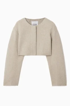 Damen COS Mäntel & Jacken*VERKÜRZTE HYBRIDE JACKE AUS DOUBLEFACE-MATERIAL