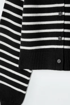 Damen COS Strickmode*VERKÜRZTE STRICKJACKE AUS WOLLE