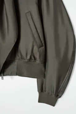 Damen COS Mäntel & Jacken*WATTIERTE BOMBERJACKE AUS SEIDE MIT SCHALDETAIL