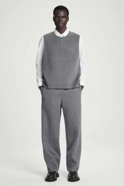 Herren COS Hosen*WOLLHOSE AUS DOUBLEFACE-MATERIAL