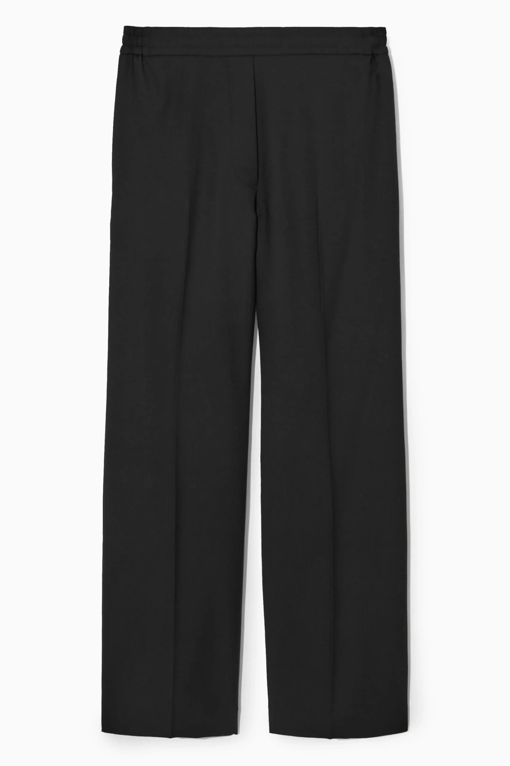 Damen COS Hosen*WOLLHOSE MIT GERADEM BEIN UND ELASTISCHEM BUND