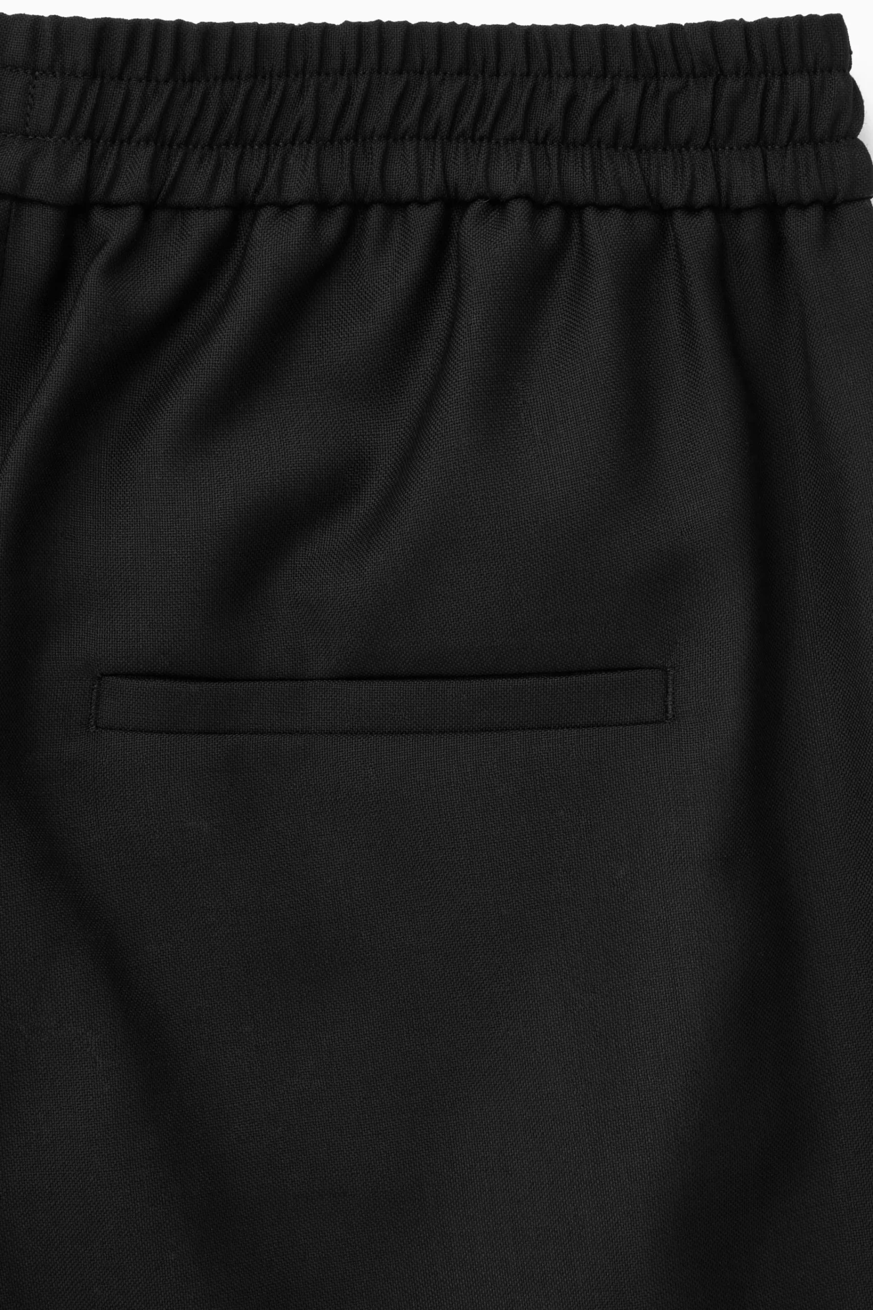 Damen COS Hosen*WOLLHOSE MIT GERADEM BEIN UND ELASTISCHEM BUND