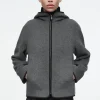Damen COS Mäntel & Jacken*WOLLJACKE AUS DOUBLEFACE-MATERIAL MIT KAPUZE