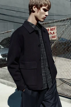 Herren COS Mäntel & Jacken*WOLLJACKE AUS DOUBLEFACE-MATERIAL