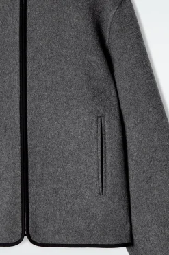 Damen COS Mäntel & Jacken*WOLLJACKE AUS DOUBLEFACE-MATERIAL MIT KAPUZE