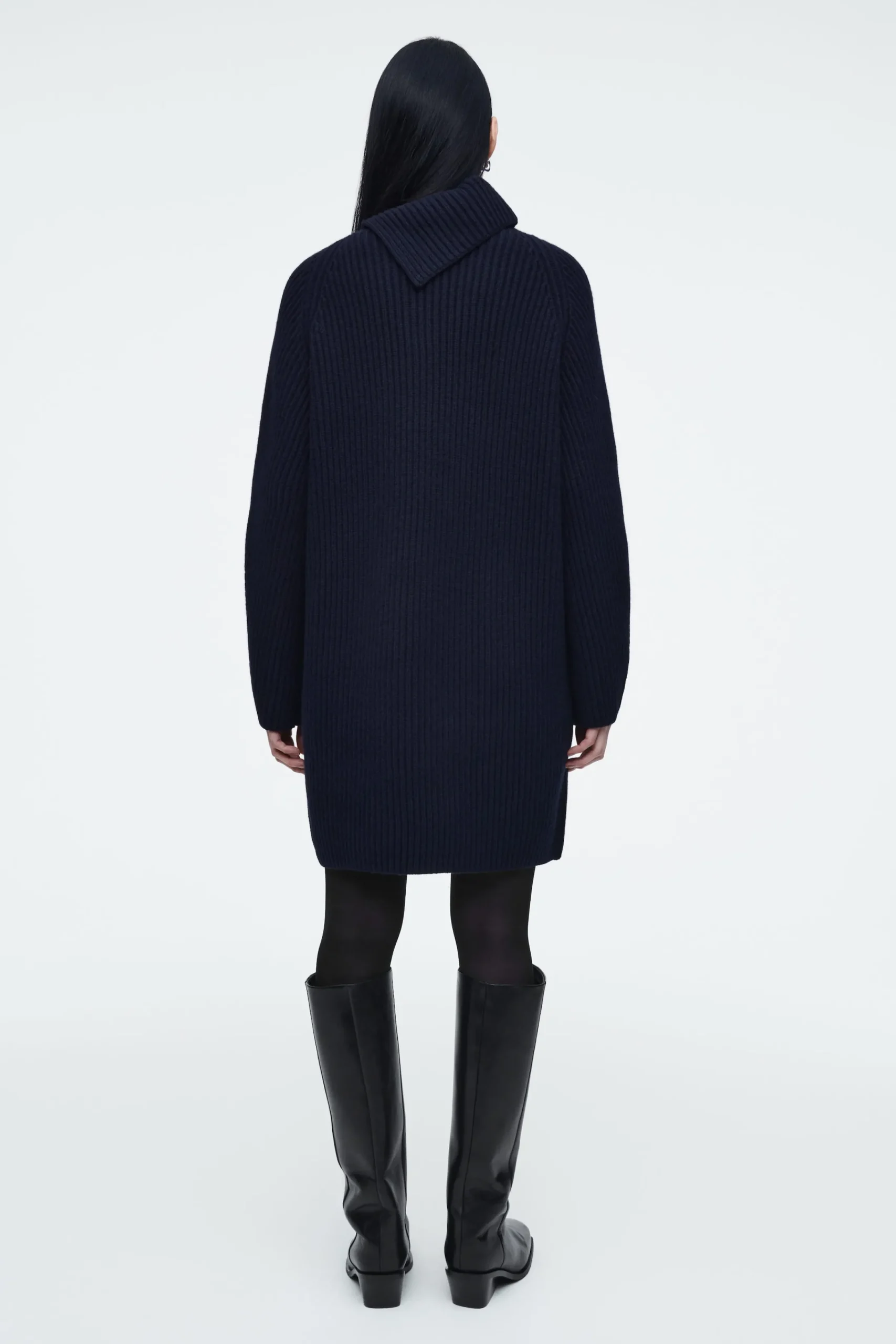 Damen COS Kleider | Strickmode*WOLLKLEID MIT KRAGEN