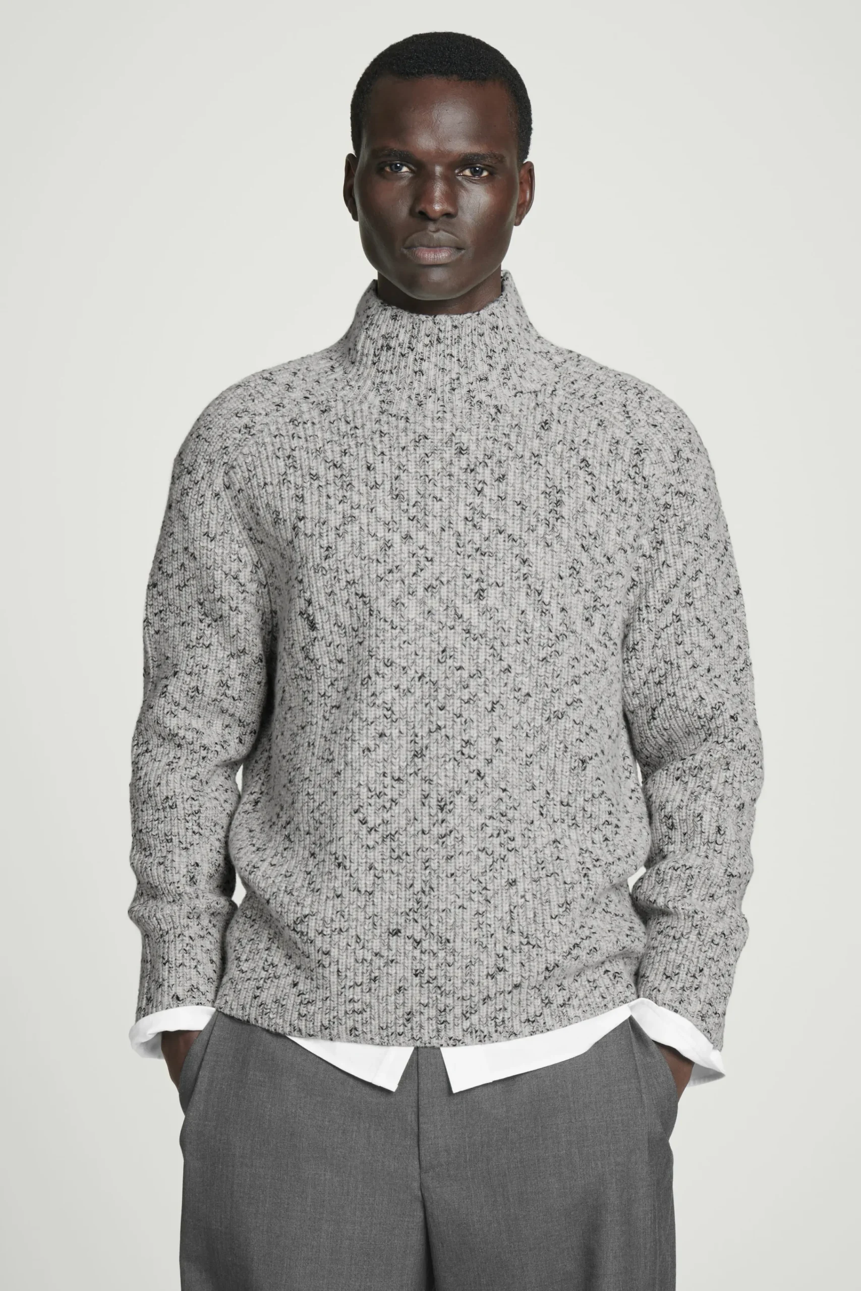 Herren COS Pullover | Strickmode*WOLLPULLOVER AUS VERZWIRNTER WOLLE
