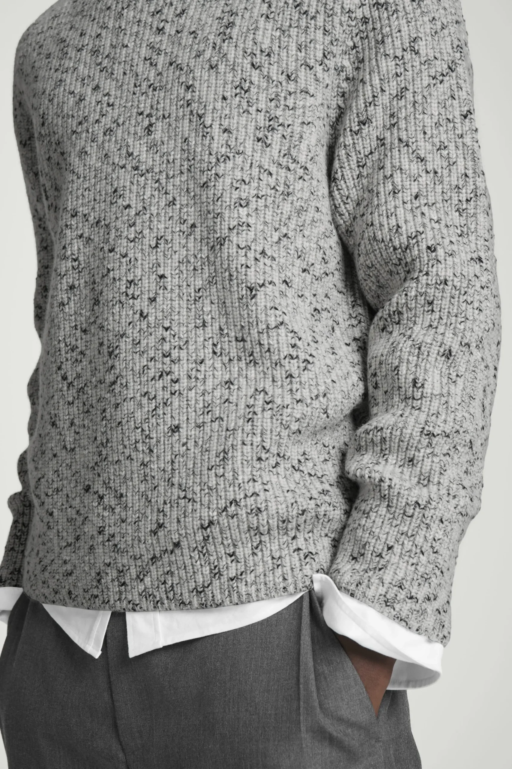 Herren COS Pullover | Strickmode*WOLLPULLOVER AUS VERZWIRNTER WOLLE
