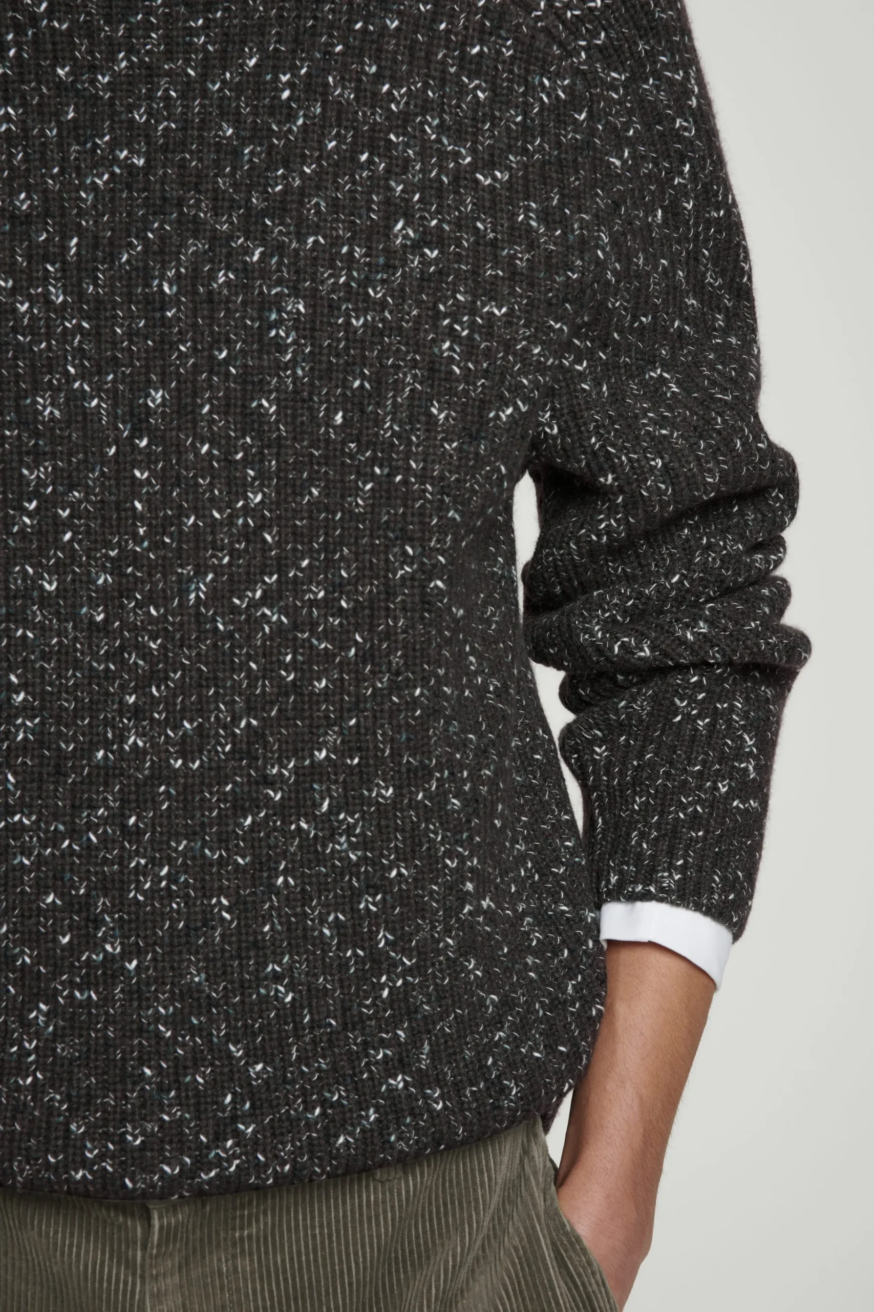 Herren COS Pullover | Strickmode*WOLLPULLOVER AUS VERZWIRNTER WOLLE